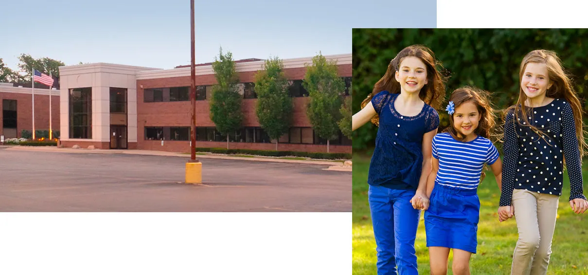 Photo collage showing Berman Dental office and patients