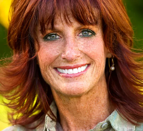 Smiling dental patient